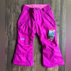 NWT Girls The North Face snowpants